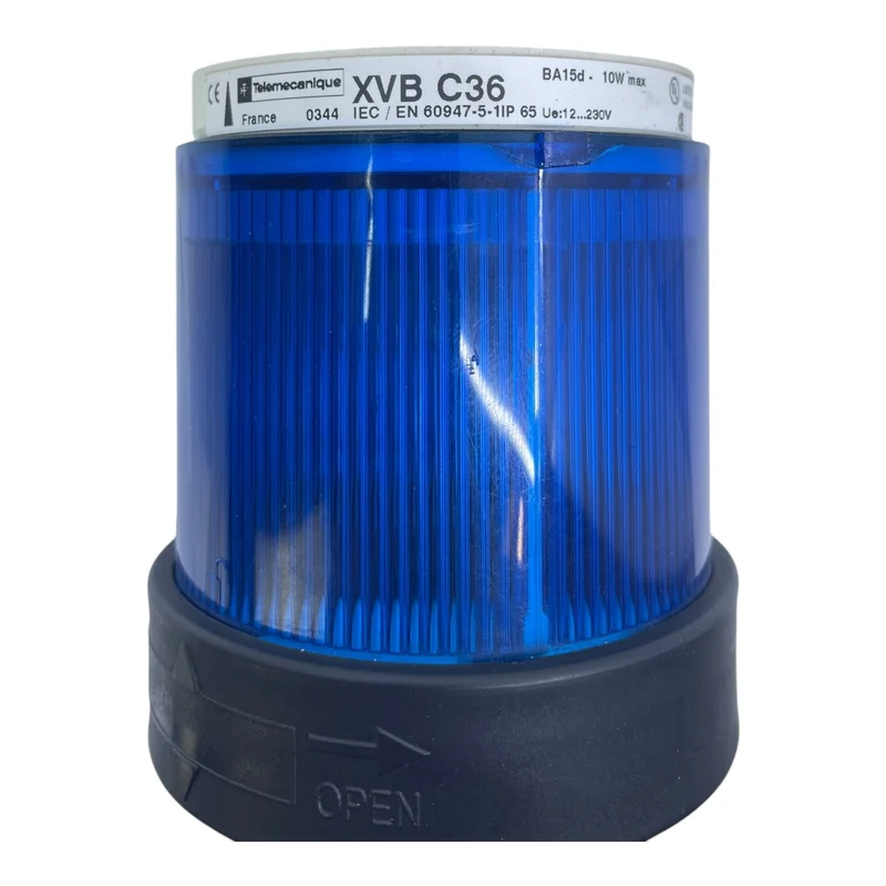 Telemecanique Meldeleuchte Blau XVBC36 24V AC/DC Signalleuchte