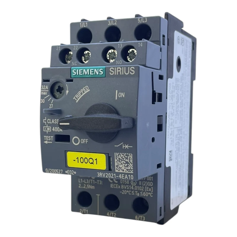 Siemens Motorschutzschalter Leistungsschalter 32A 3RV2021-4EA10 Sirius 400 V