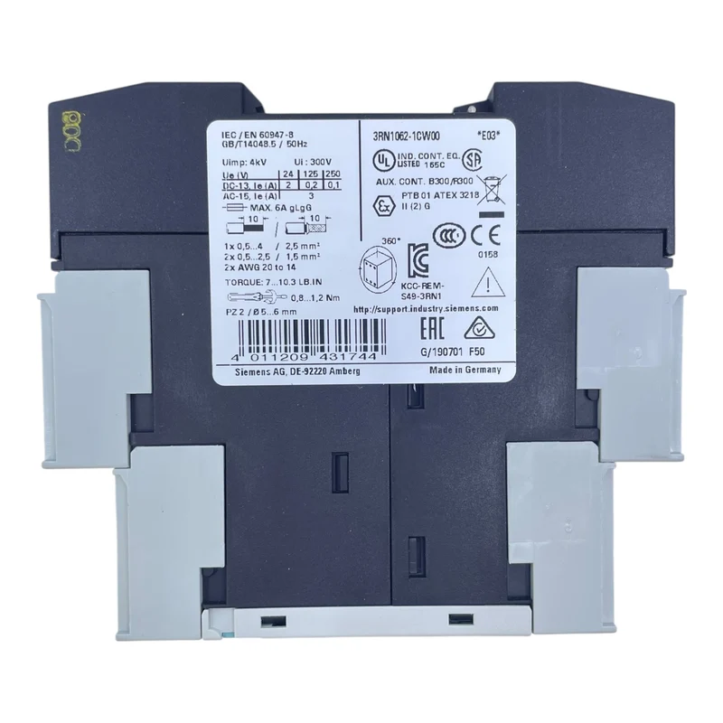 Siemens Überwachungsrelais Phasenwächter Spannungsausfall Sirius 3RN1062-1CW00