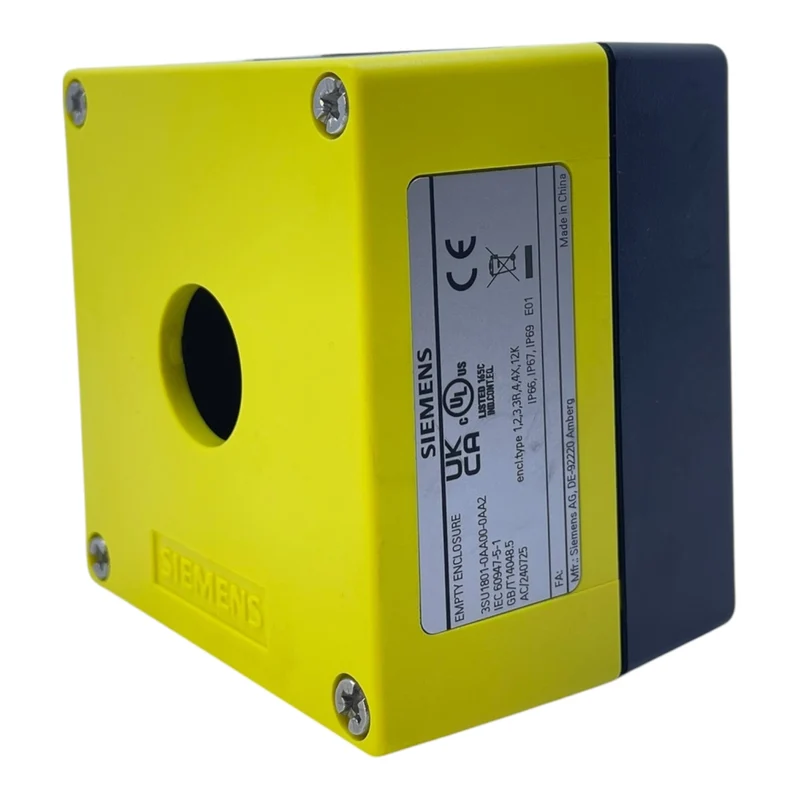 Siemens Gehäuse Not-Aus Box 3SU1801-0AA00-0AA2 IP66 IP67 IP69 IEC60947-5-1