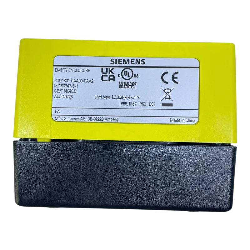 Siemens Gehäuse Not-Aus Box 3SU1801-0AA00-0AA2 IP66 IP67 IP69 IEC60947-5-1
