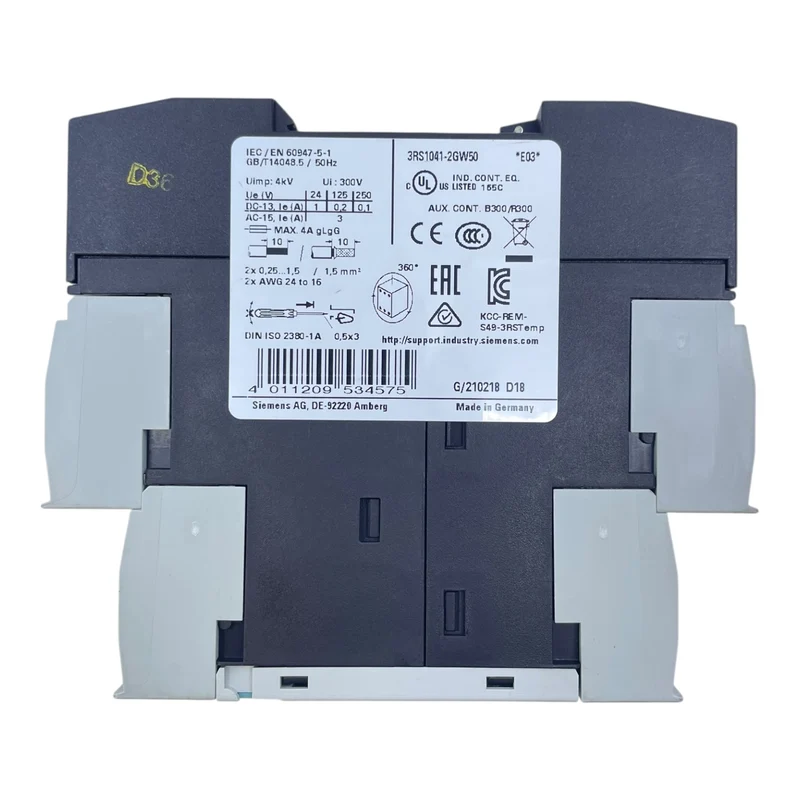 Siemens Temperaturrelais Überwachungsrelais 3RS1041-2GW50 SIRIUS Display