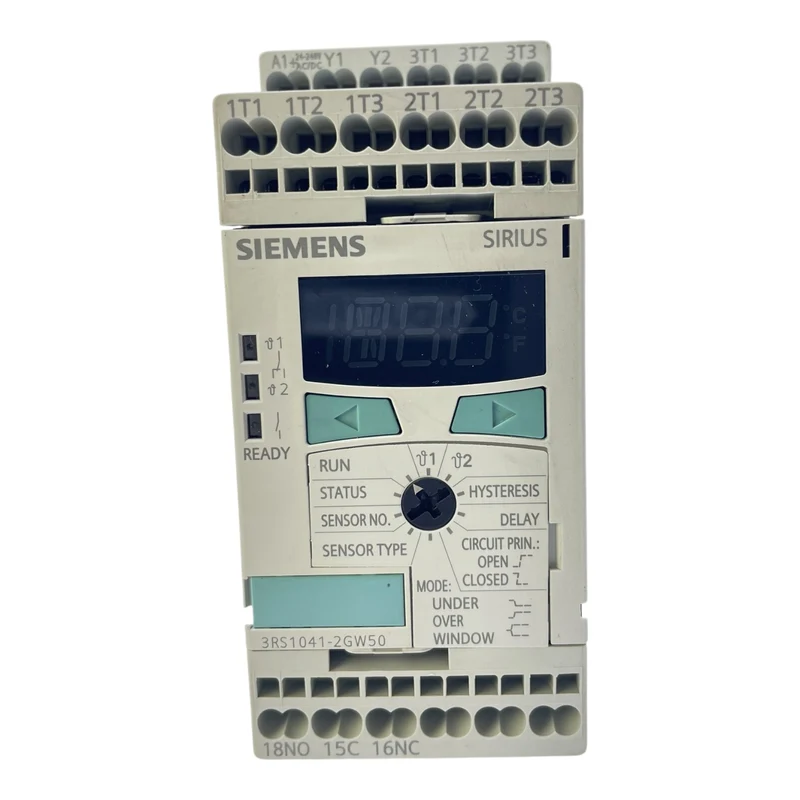 Siemens Temperaturrelais Überwachungsrelais 3RS1041-2GW50 SIRIUS Display