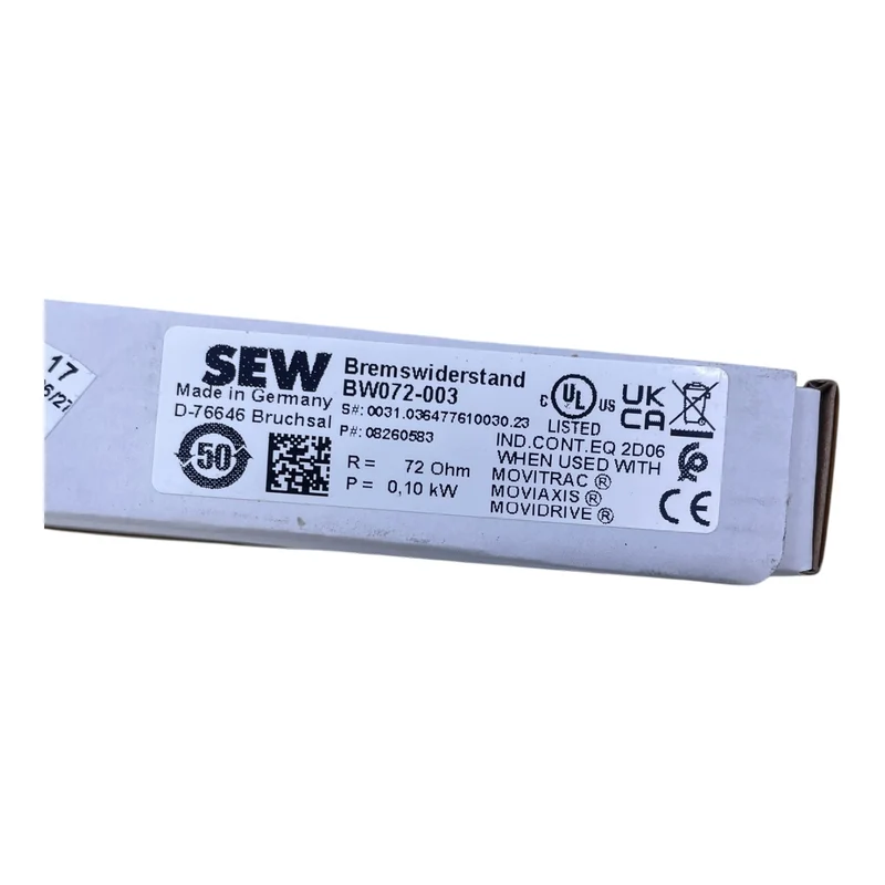 Bremswiderstand BW072-003 72 Ohm 250 W 0,6–0,7 A ET-008825 Industrie Widerstand