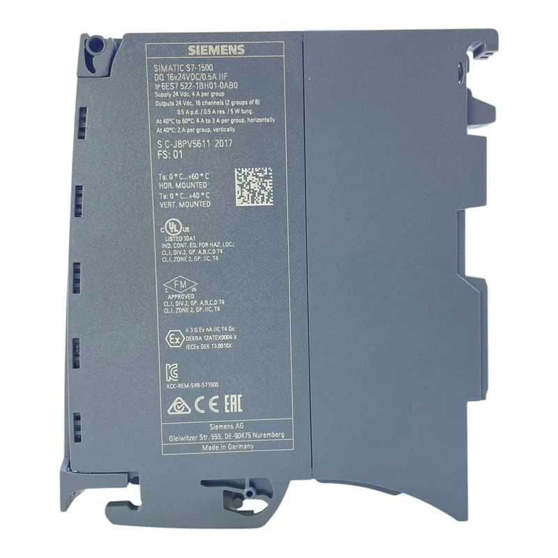 Siemens S7-1500 Ausgangskarte DQ Modul 6ES7522-1BH01-0AB0 16DO 24VDC 0,5A HF