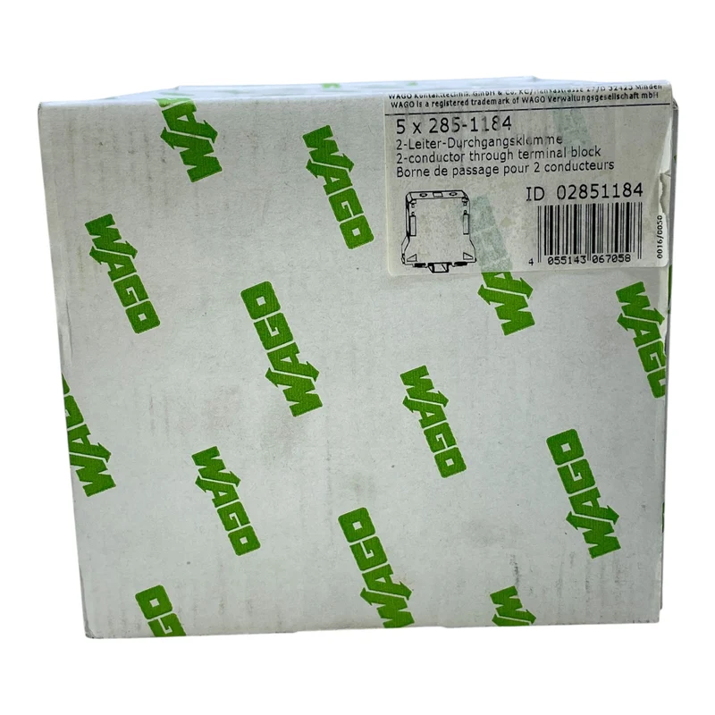 WAGO 2-Leiter-Durchgangsklemme 285-1184 310A 600V VE:5 Stk