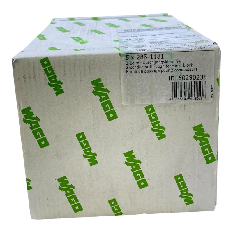 WAGO 2-Leiter-Durchgangsklemme 285-1181 310A 1000V VE:3Stk