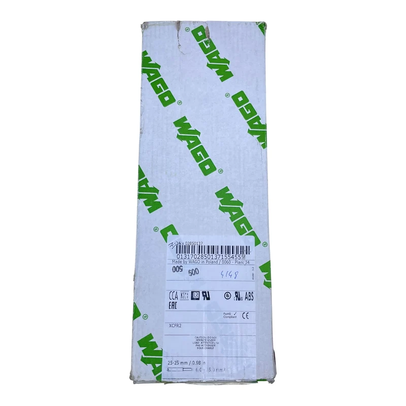 WAGO Schutzleiterklemme 2-Leiter 25mm² 285-137 VE: 14 Stück