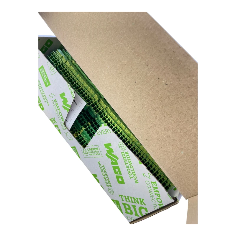 WAGO Dreistockklemme Schutzleiterklemme 2002-3207 TOPJOB S 20A 500V VE:50 Stück
