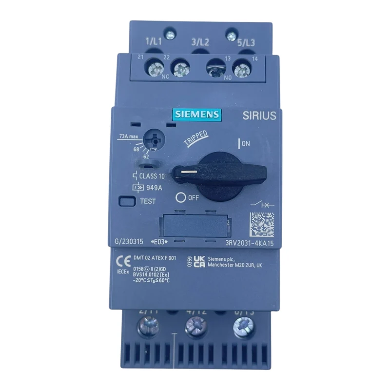 Siemens Motorschutzschalter Leistungsschalter 3RV2031-4KA15 62-73A SIRIUS