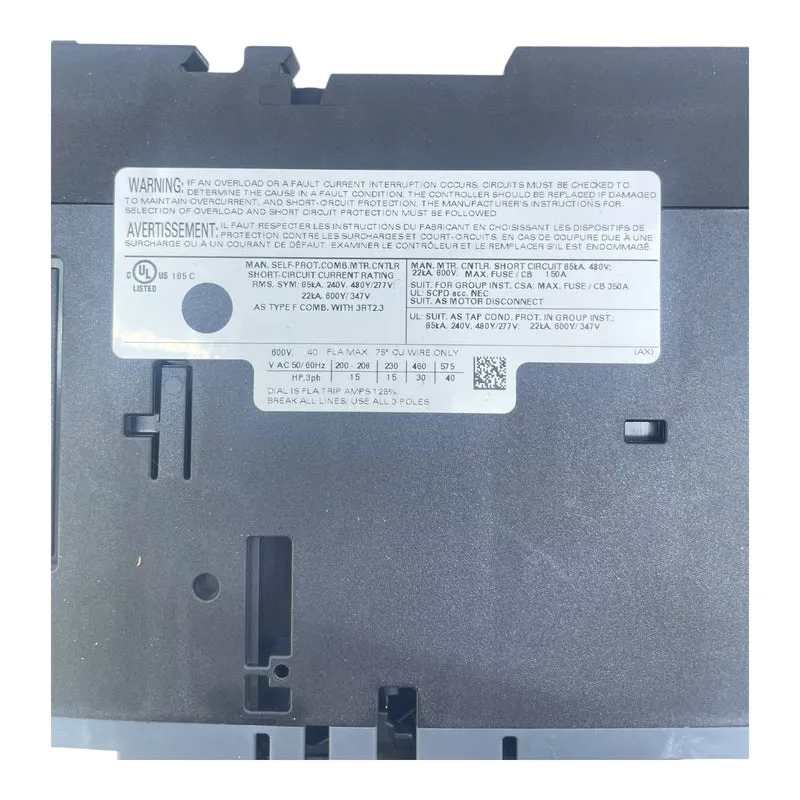 Siemens Motorschutzschalter Leistungsschalter 3RV2031-4UA15 32-40A SIRIUS