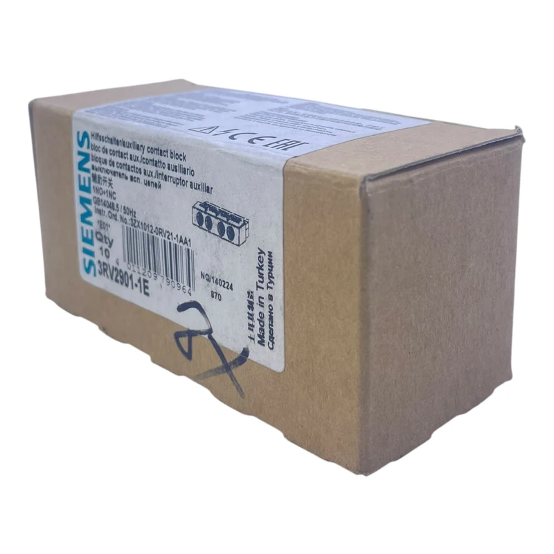 Siemens Hilfsschalter 3RV2901-1E C300/R300 2,5A für 3RV2 VE: 3 Stück