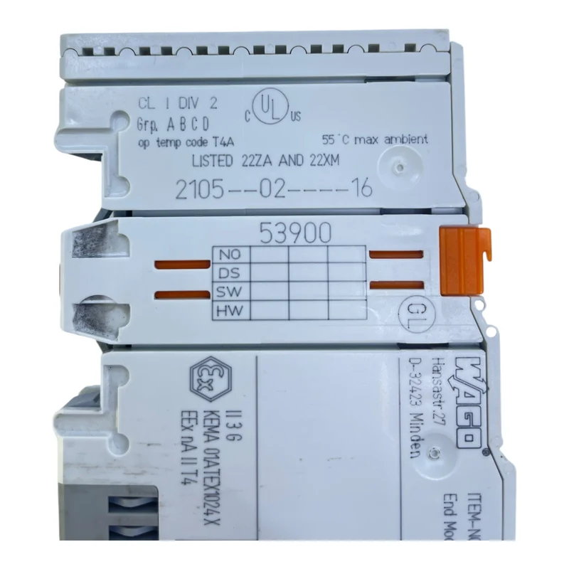 Wago 750-600 Endmodul Feldbusklemme 24V DC