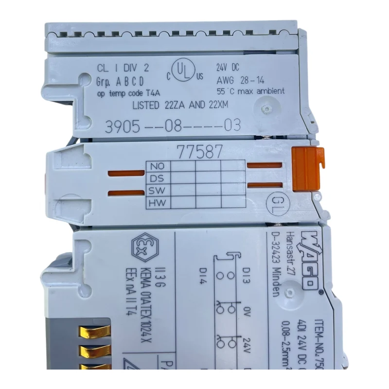 WAGO 750-403 Feldbusklemme 4DI 24V DC Digitaleingangsklemme