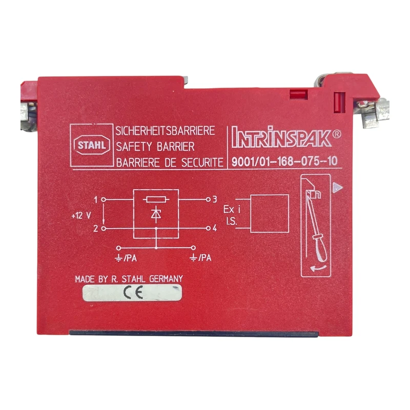 Stahl Sicherheitsbarriere 12V 9001/01-168-075-10 Intrinspak