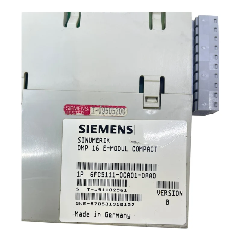 Siemens SINUMERIK DMP Kompakt Leistungsmodul 16A 24V 0,5A 6FC5111-0CA01-0AA0