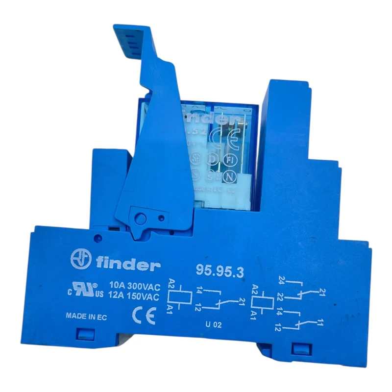 Finder Relaisfassung 95.95.3 mit Modul 99.80.9.024.99 6–28V DC
