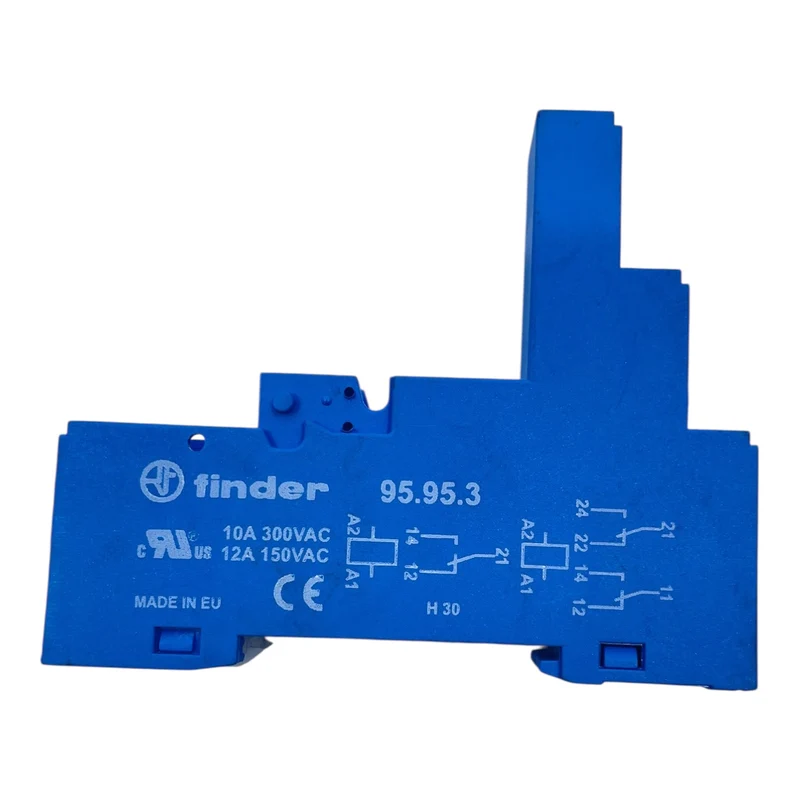 Finder Relaisfassung 95.95.3 10A 300VAC 12A 150VAC Sockel DIN-Schiene