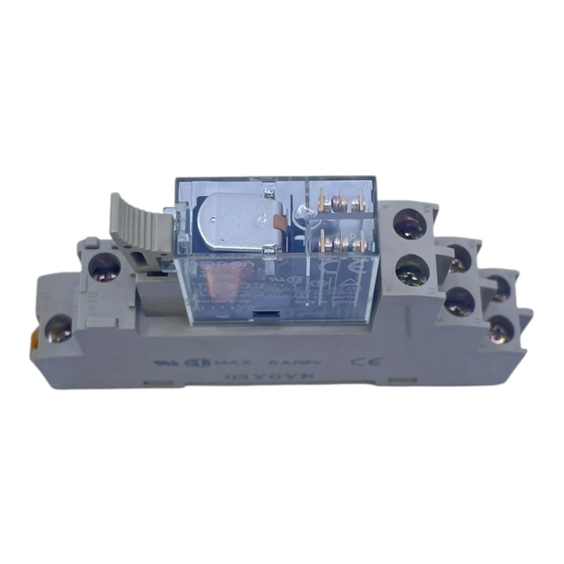 Omron Relaismodul G2R-2-SN 24VDC mit Sockel 5A 250V DIN-Schiene