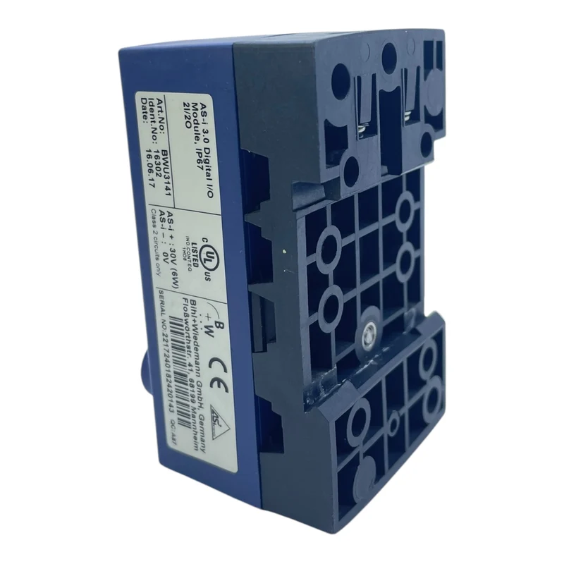Bihl+Wiedemann AS-i 3.0 Digital I/O Modul BWU3141 2I/2O IP67