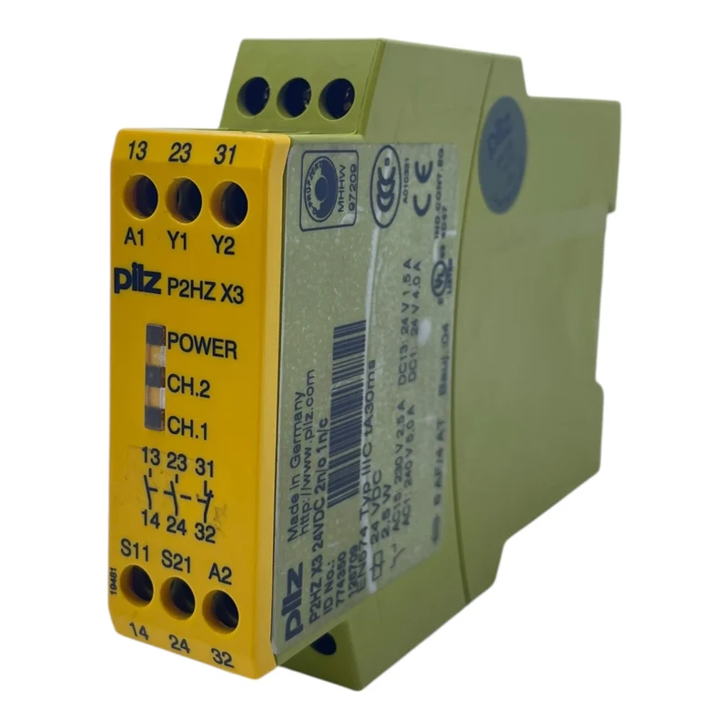 Pilz Sicherheitsrelais P2HZ X3 24VDC 2n/o 1n/c Not-Aus Relais 774350