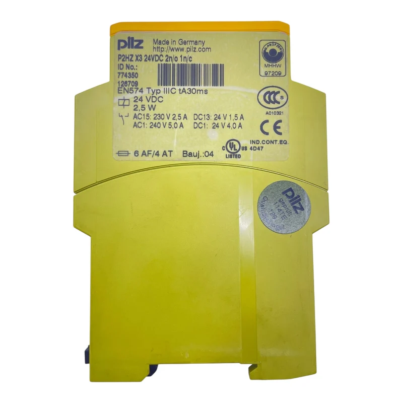 Pilz Sicherheitsrelais P2HZ X3 24VDC 2n/o 1n/c Not-Aus Relais 774350