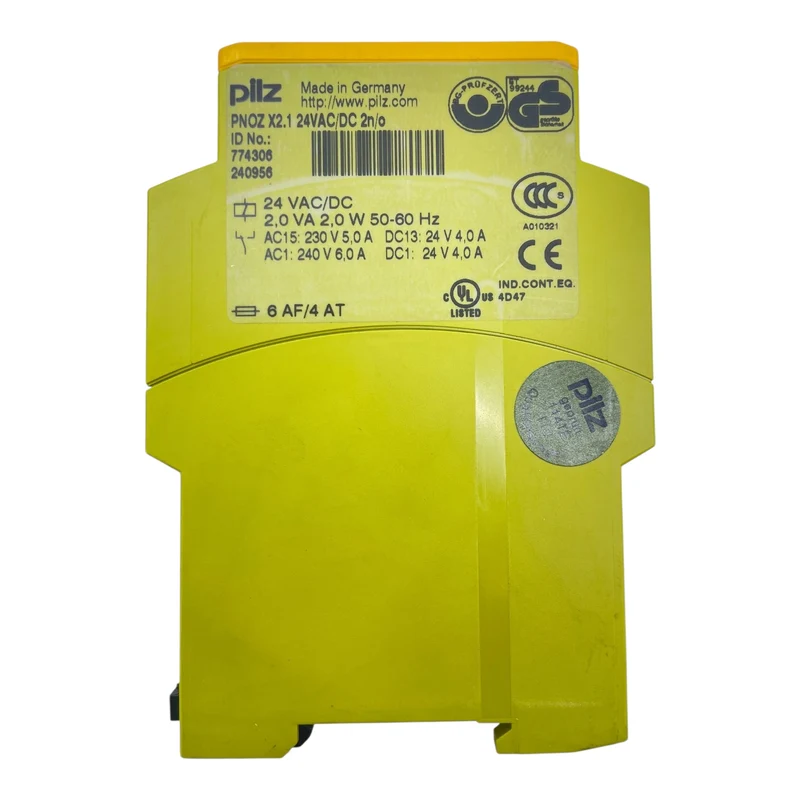 Pilz Sicherheitsrelais PNOZ X2.1 24V AC/DC 2n/o 774306