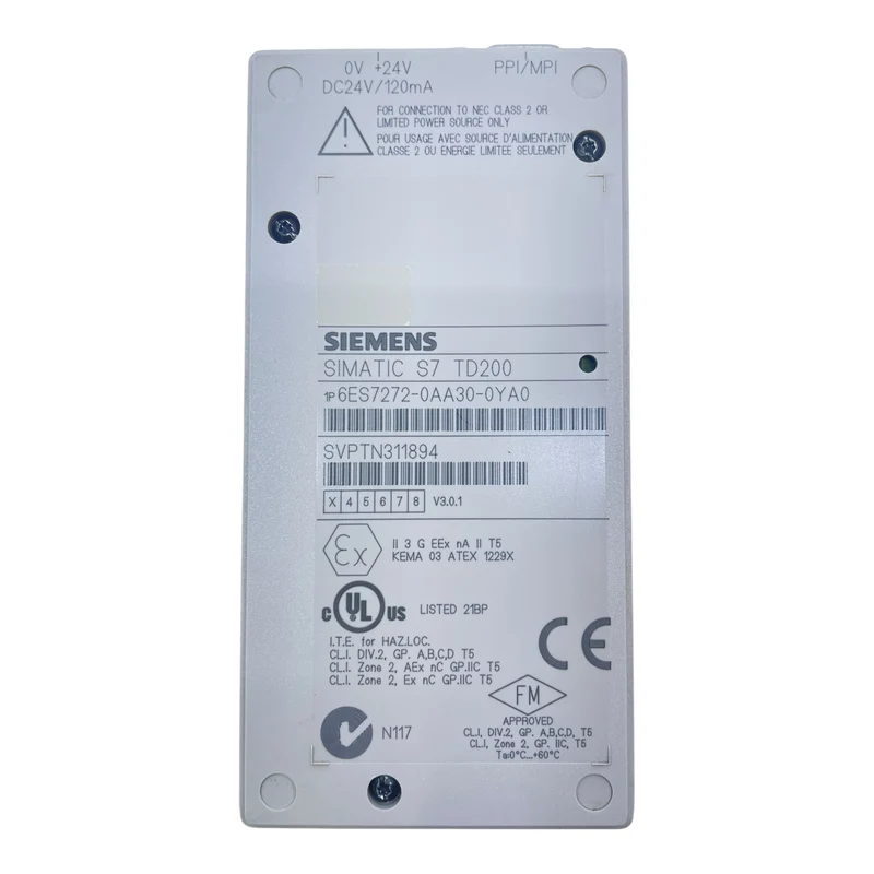 Siemens SIMATIC TD200 Textdisplay 6ES7272-0AA30-0YA0 S7 Bediengerät
