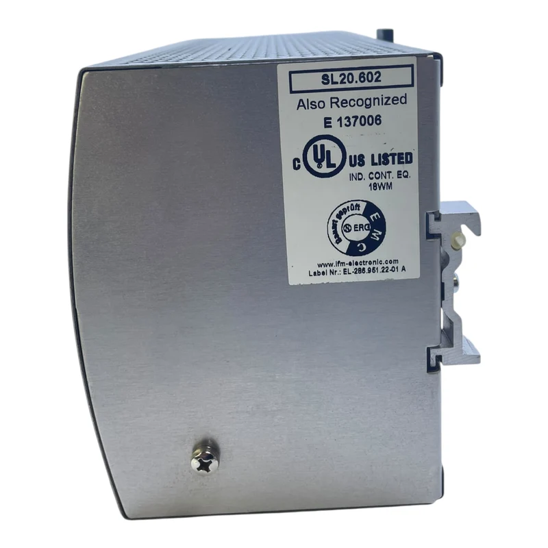 IFM Netzteil SL20.602 Power Supply 24V DC 20A DIN-Schienenmontage