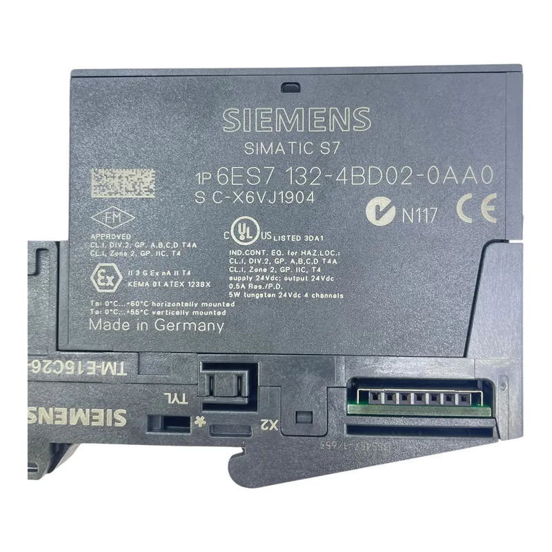 Siemens SIMATIC S7 Digitalausgangsmodul 6ES7132-4BD02-0AA0 ET200S 24V DC 0,5A
