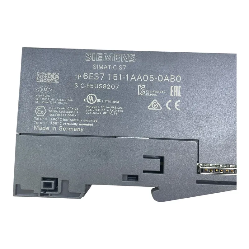 Siemens SIMATIC ET200S IM151-1 Standard 6ES7151-1AA05-0AB0 Profibus-DP