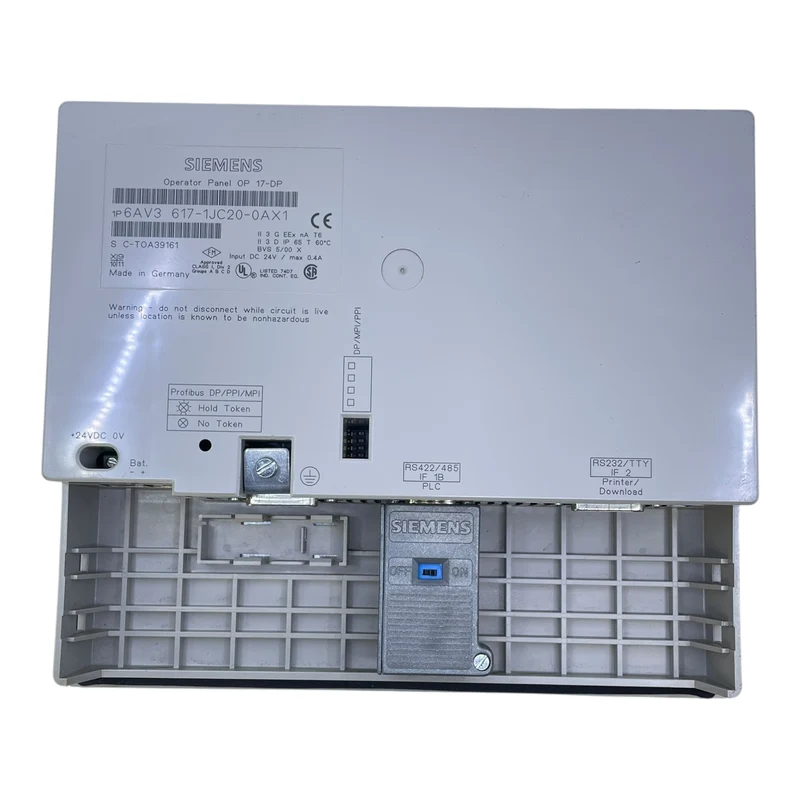 Siemens Operator Panel OP17-DP 6AV3617-1JC20-0AX1 Bedienpanel HMI
