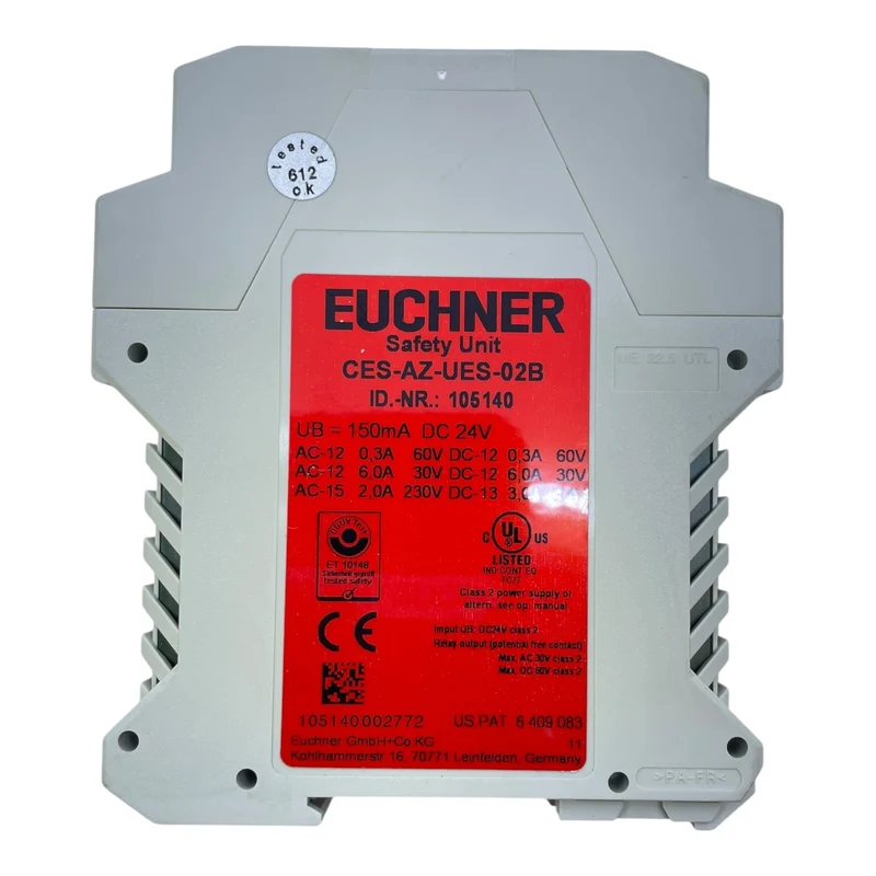 Euchner Sicherheitsmodul CES-AZ-UES-02B Multicode 24V DC ID-Nr. 105140