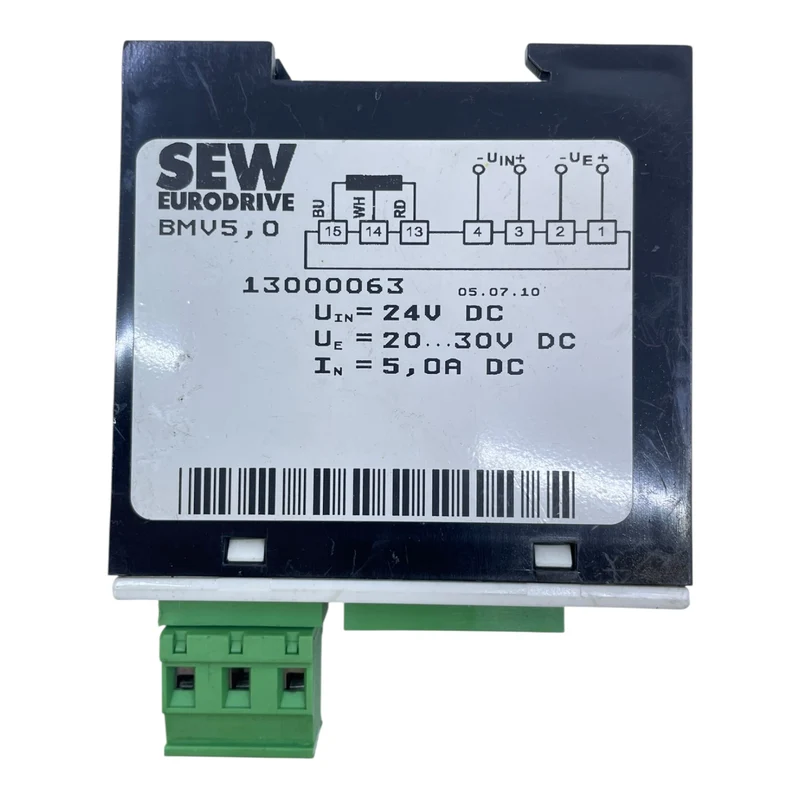 SEW EURODRIVE BMV5.0 BM Modul 24V DC 5A 13000063 VE: 7 Stück