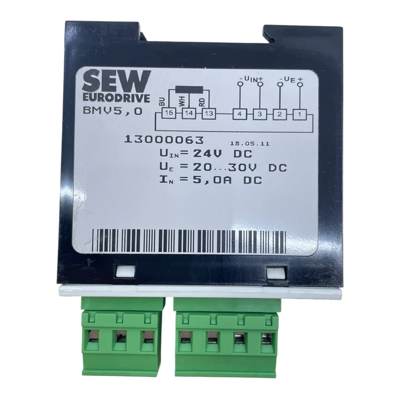 SEW EURODRIVE BMV5.0 BM Modul 24V DC 5A 13000063 VE: 4 Stück