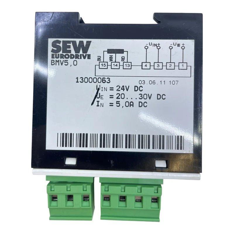 SEW EURODRIVE BMV5.0 BM Modul 24V DC 5A 13000063 VE: 6 Stück