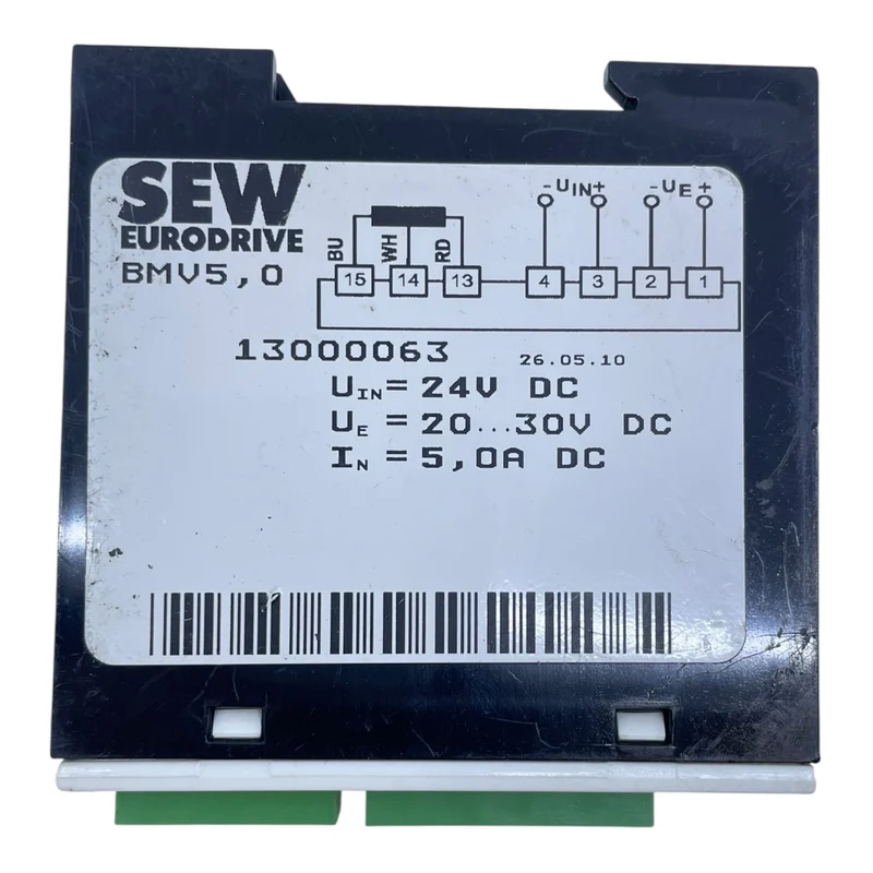 SEW EURODRIVE BMV5.0 BM Modul 24V DC 5A 13000063 VE: 7 Stück für Industrie