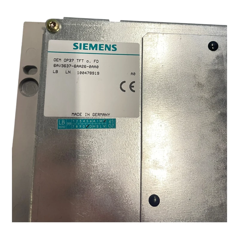 Siemens 6AV3637-6AA26-0AA0 Bedienpanel Operator Panel für Industriellen Einsatz