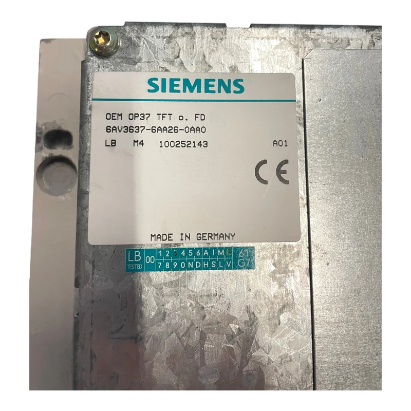 Siemens 6AV3637-6AA26-0AA0 Bedienpanel Operator Panel für Industriellen Einsatz
