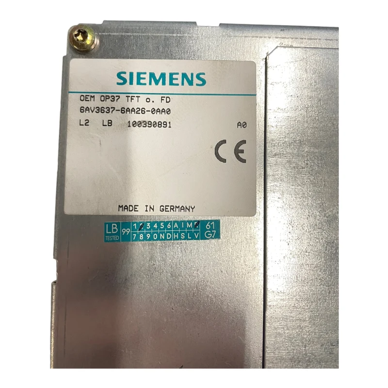 Siemens 6AV3637-6AA26-0AA0 Bedienpanel Operator Panel für Industriellen Einsatz