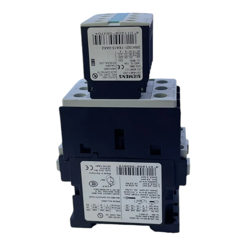 Siemens 3RT1627-1AP01 Leistungsschütz 3RH1921-1XA10-3AX2 Siemens 3RT1627-1AP01 L