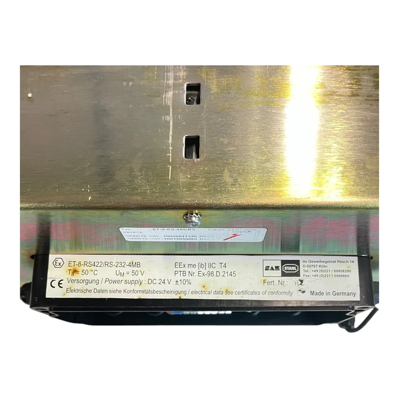 STAHL Exicom ET-8 ET-8-RS-485/RS Bedienpanel für Industriellen Einsatz