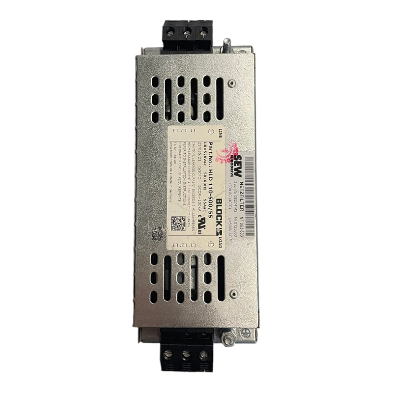 BLOCK HLD110-500/55 Netzfilter 520Vac 50/60Hz 55Aac für Industriellen Einsatz