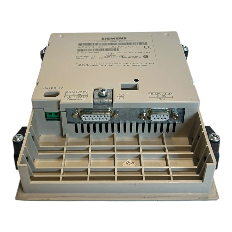 Siemens 6AV3-607-1JC00-0AX1 Operator Panel Bedieneinheit Industriellen Einsatz