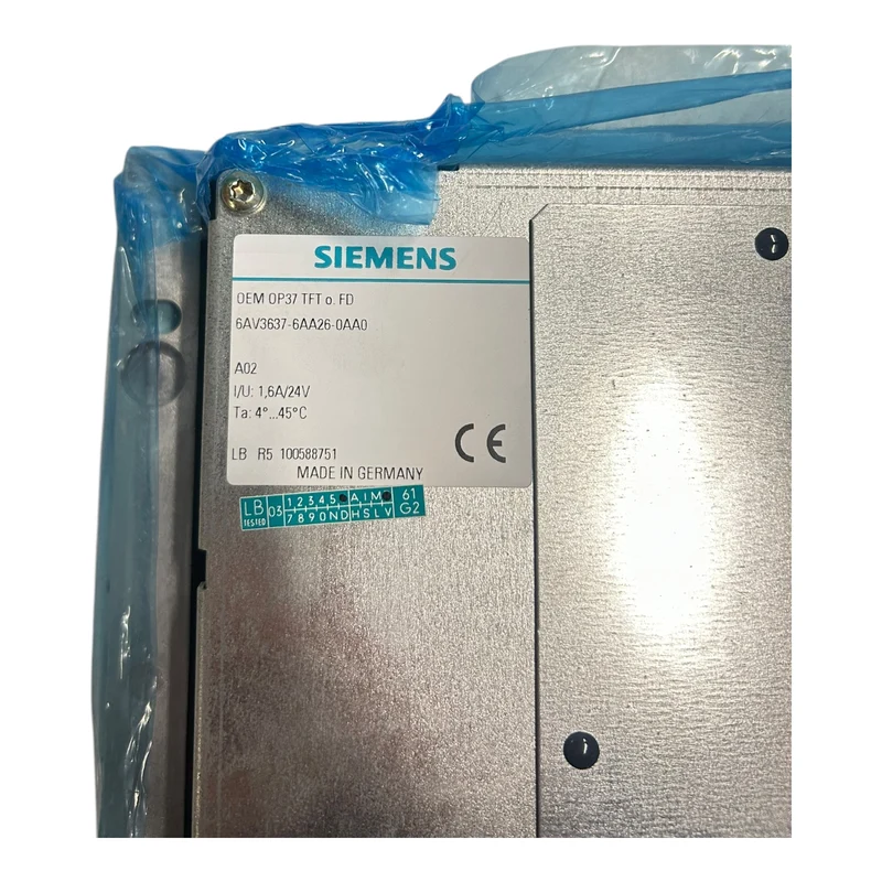 Siemens Bedienpanel SIMATIC HMI Operator Panel TFT OP37 6AV3637-6AA26-0AA0