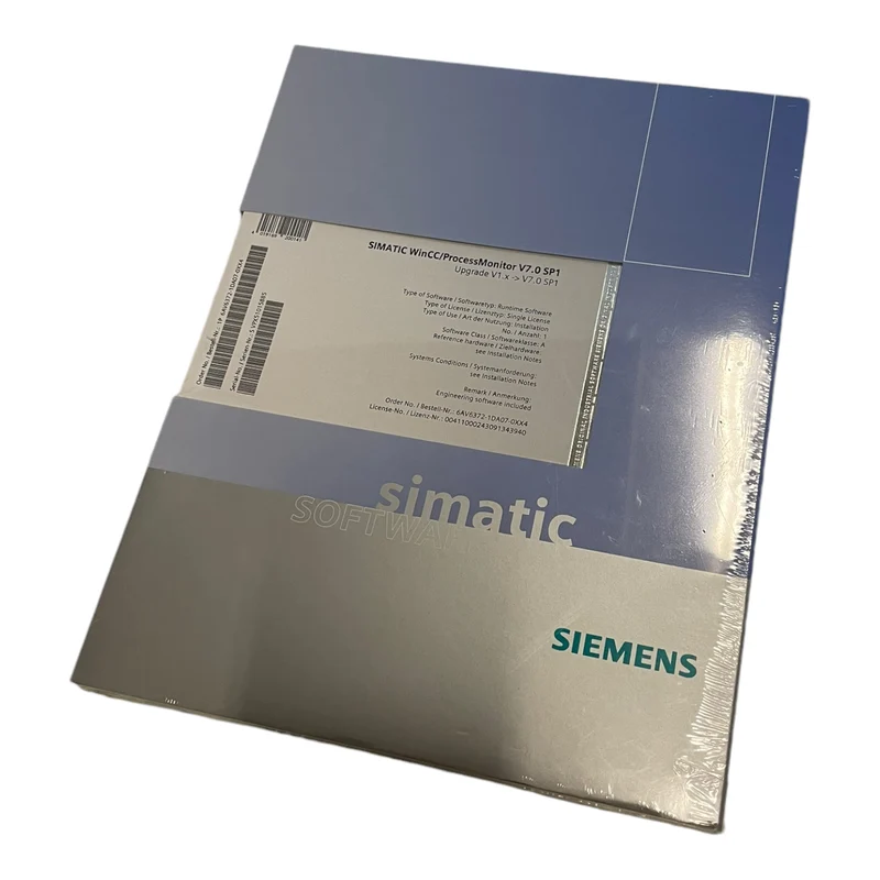 Siemens 6AV6372-1DB07-0XX4 SIMATIC WinCC/DowntimeMonitor V7.0 SP1