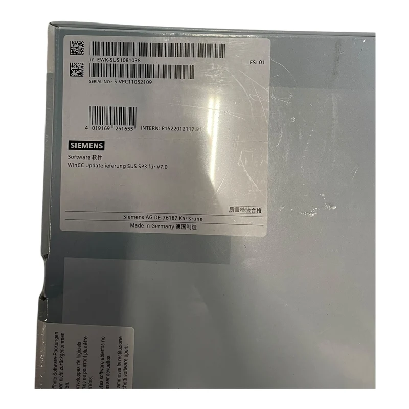 Siemens EWK-SUS1081038 WinCC SUS SP3 für V7.0 für industriellen Einsatz