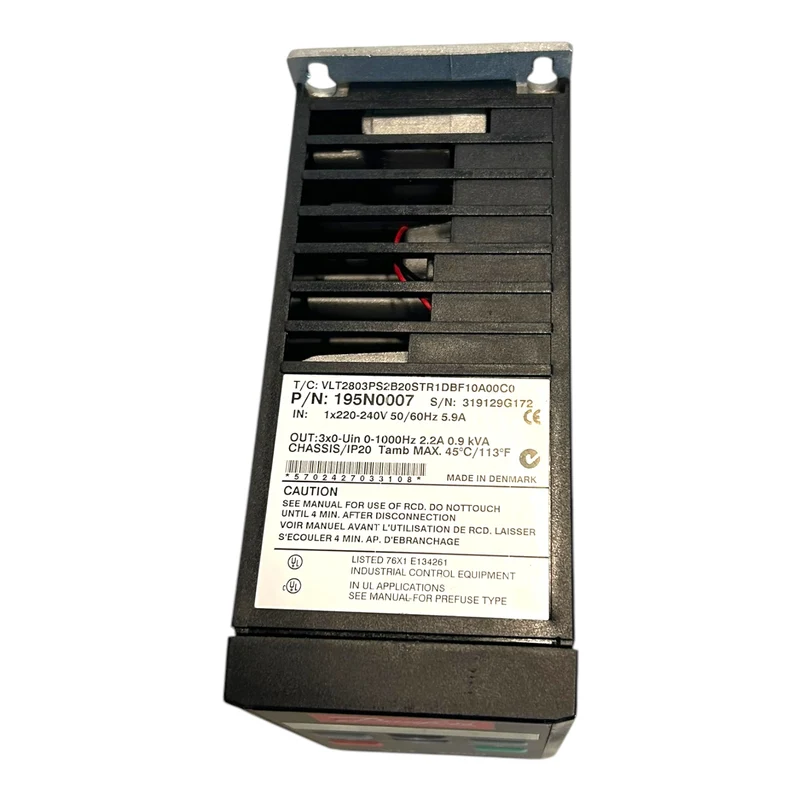 Danfoss VLT2803 195N0007 Frequenzumrichter VLT2803PS2B20STR1DBF10A00C0