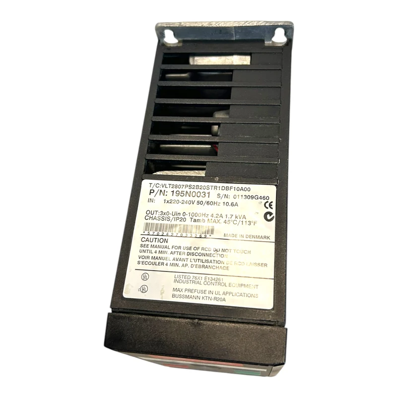 Danfoss VLT2807 195N0031 Frequenzumrichter VLT2807PS2B20STR1DBF10A00