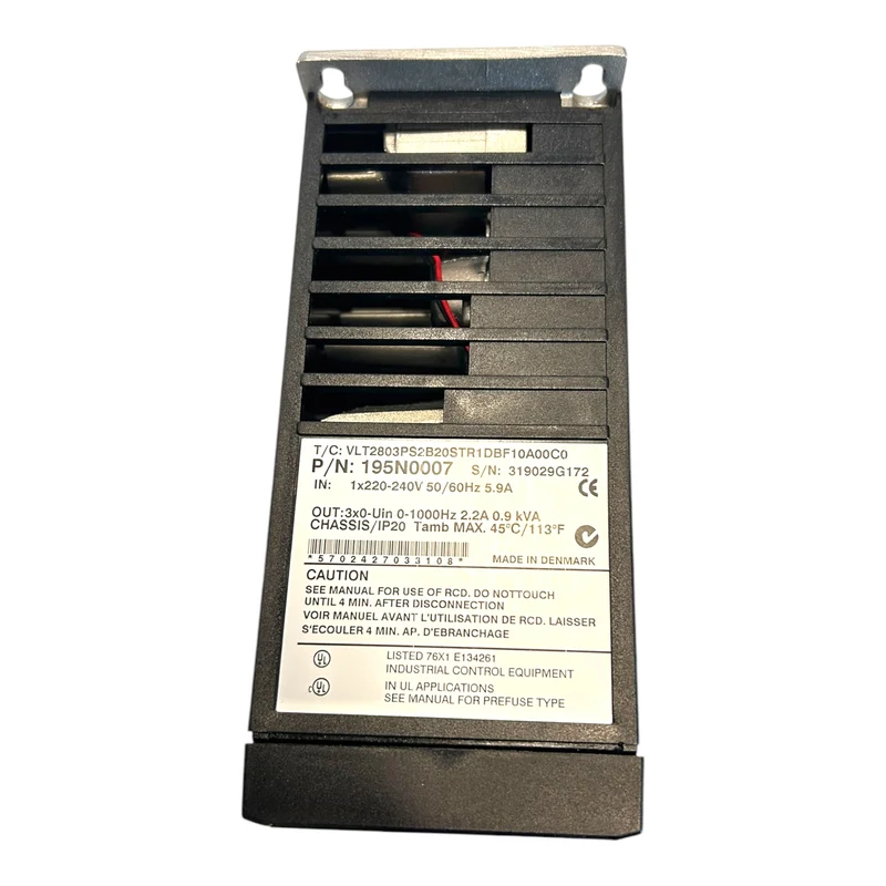 Danfoss VLT2803 195N0007 Frequenzumrichter VLT2803PS2B20STR1DBF10A00C0